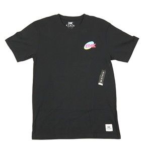 ETHIK WORLDWIDE t-shirt / black / short sleeve / graphic ethik tee/ medium size